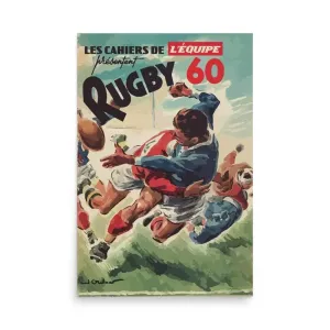 Vintage Rugby 60 Poster