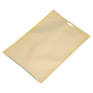 Vogue Gold Flat Vacuum Pouches 250x350mm (100 Pack)