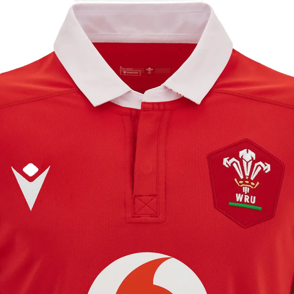 Wales 6 Nations Home Jersey 23/25 by Macron