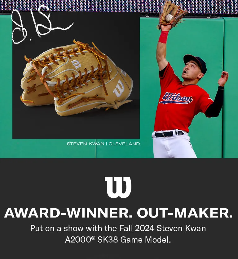 Wilson A2000 SK38 12.75" Steven Kwan GM Baseball Glove - FALL 2024: WBW1027031275