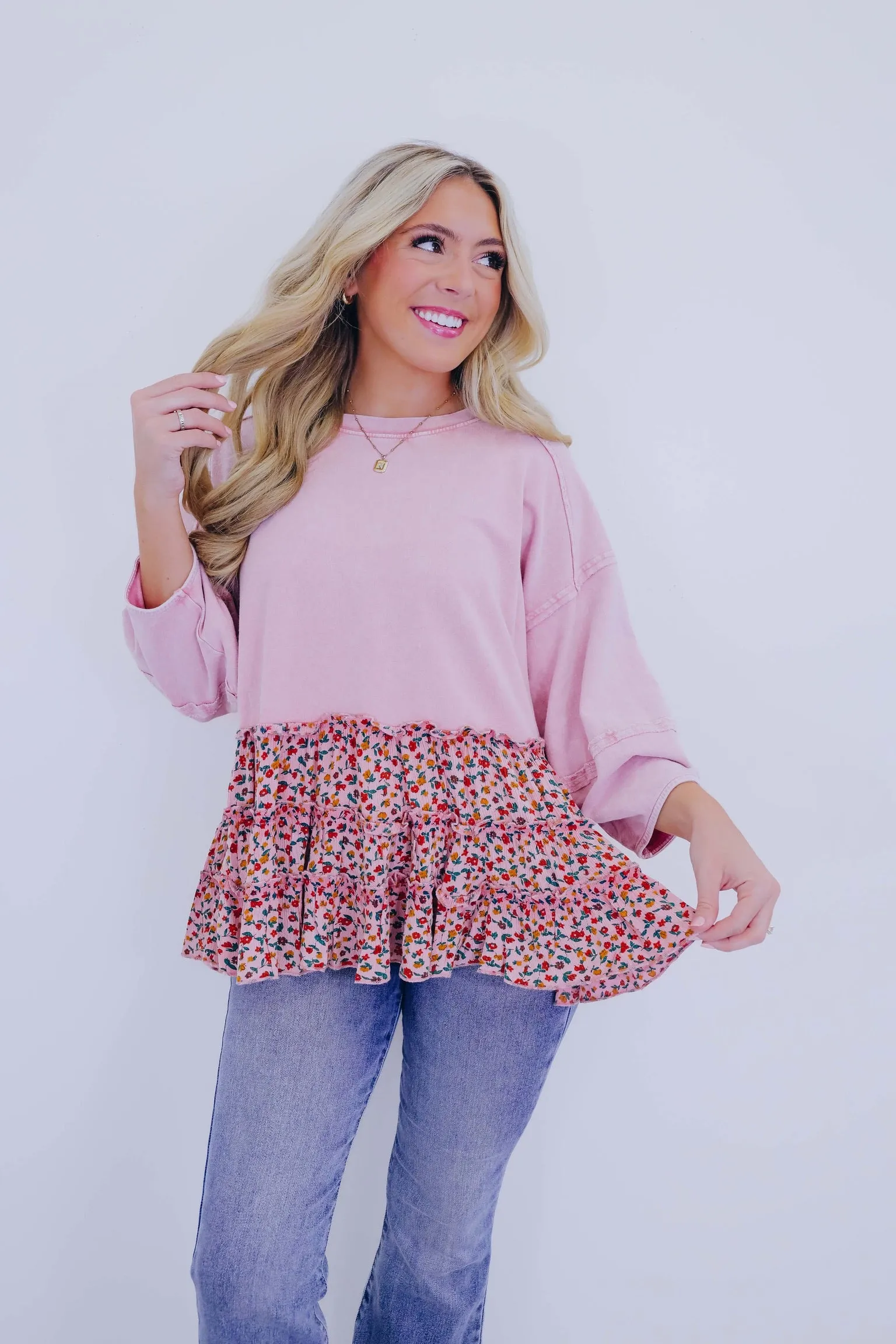 Wishful Wildflower Babydoll Top - 3 Colors