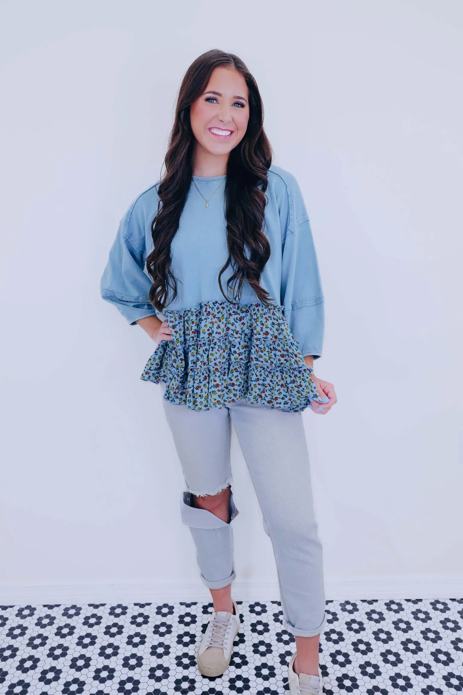 Wishful Wildflower Babydoll Top - 3 Colors