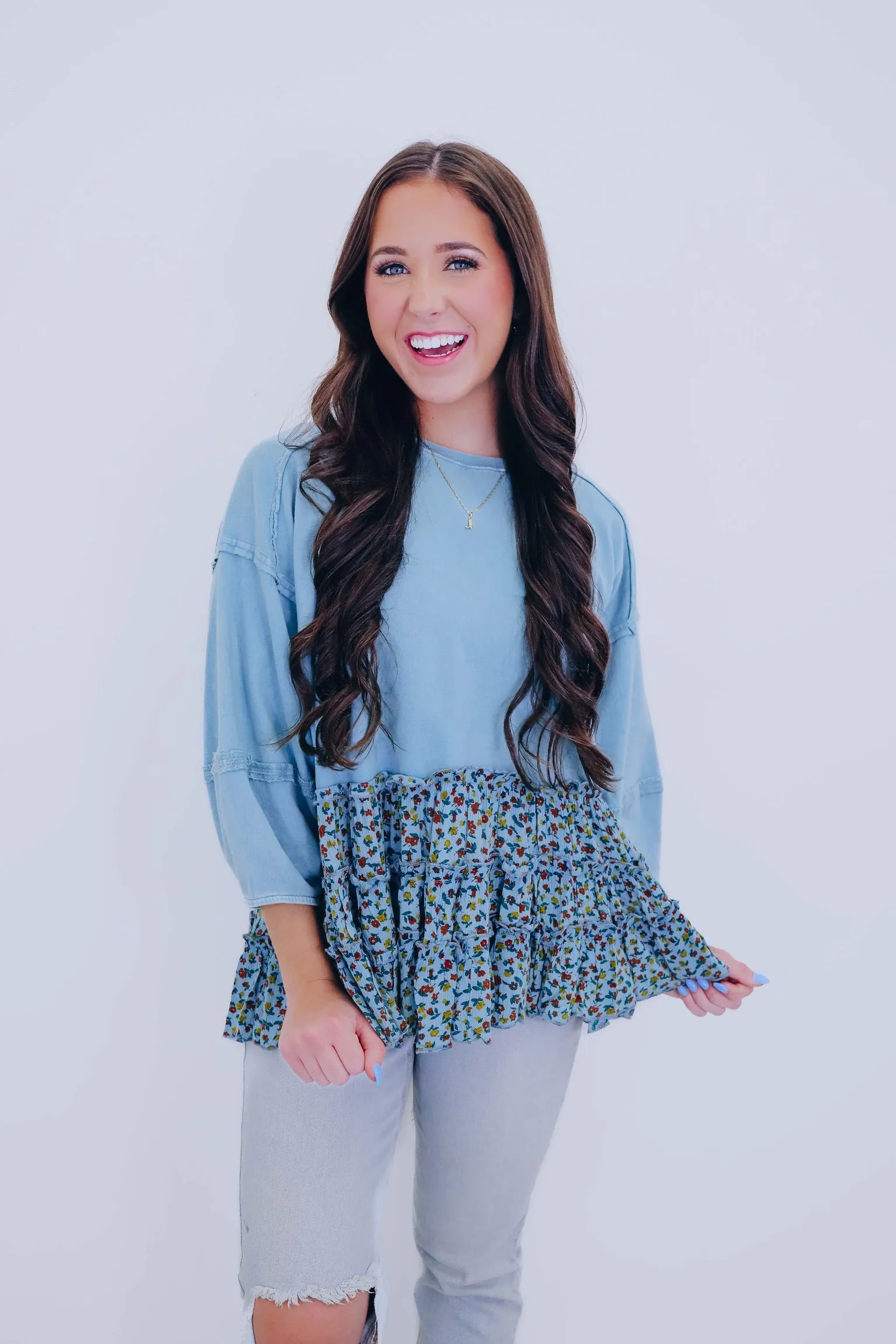 Wishful Wildflower Babydoll Top - 3 Colors