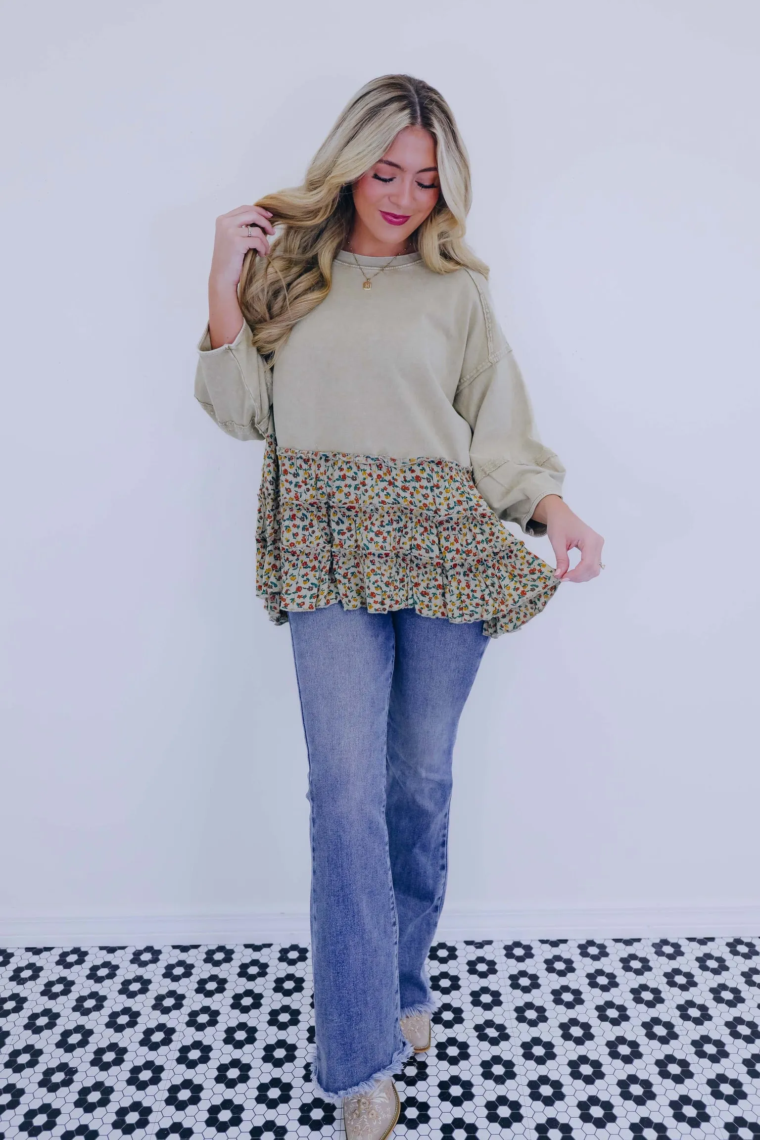 Wishful Wildflower Babydoll Top - 3 Colors