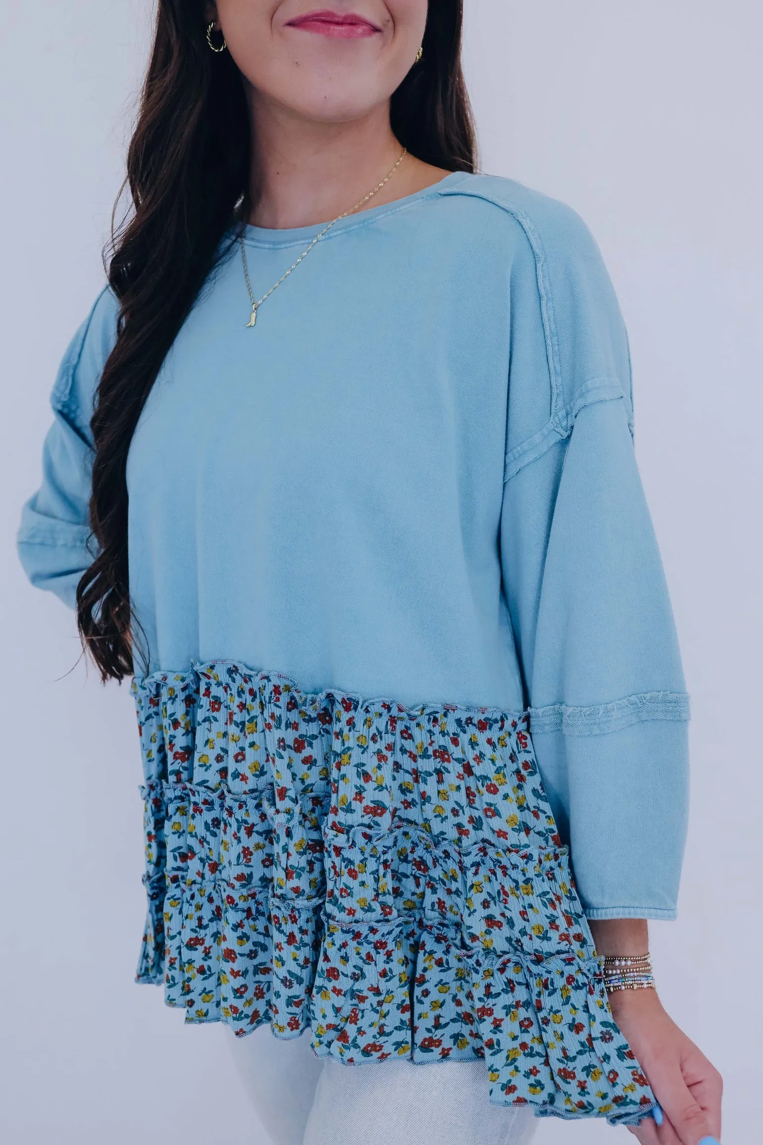 Wishful Wildflower Babydoll Top - 3 Colors