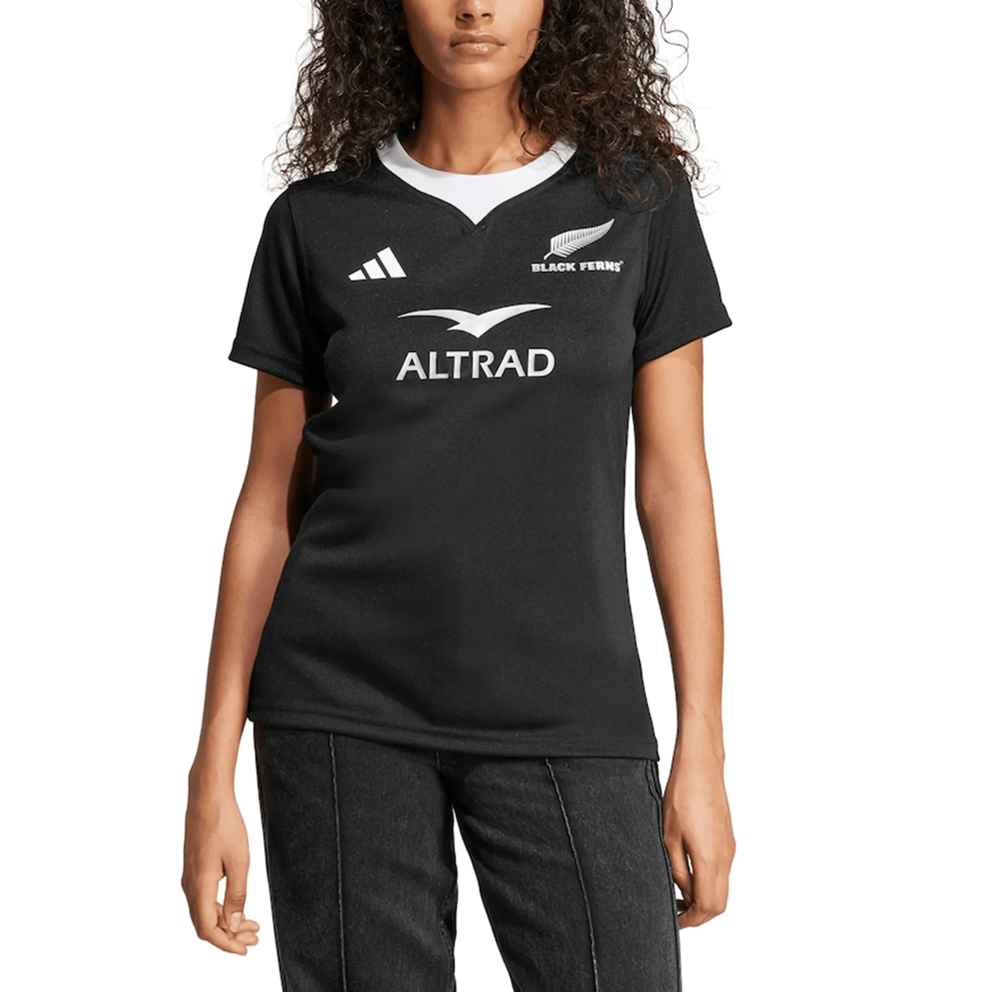 Women's Black Ferns 24/25 Home Supporters Jersey by adidas